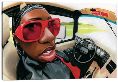 Missy Elliot Canvas Art Print - Black History Month