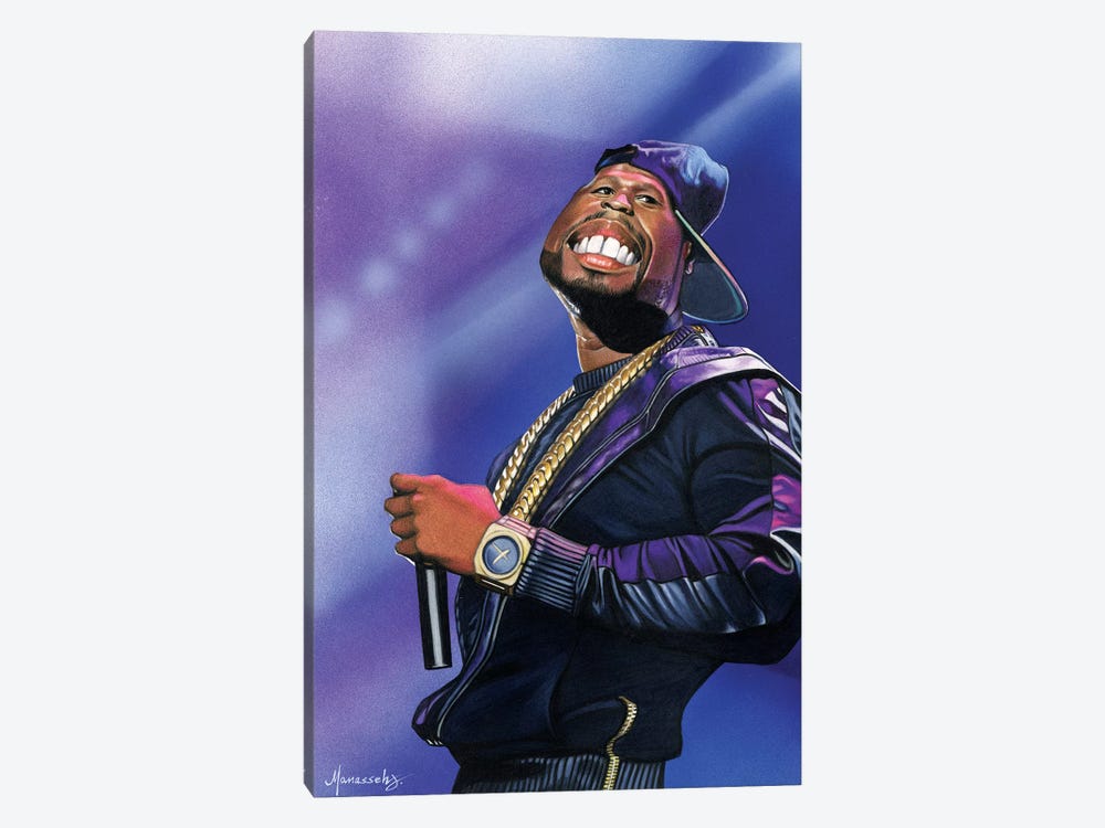 50 Cent by Manasseh Johnson 1-piece Canvas Art