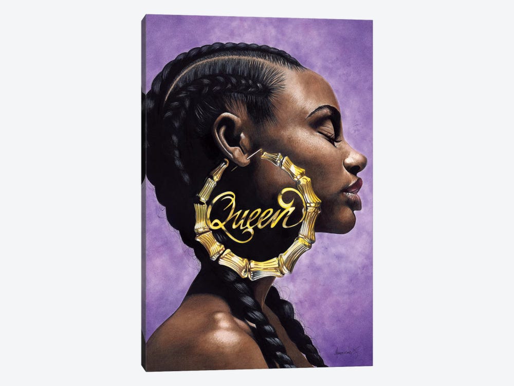 Queen by Manasseh Johnson 1-piece Canvas Print
