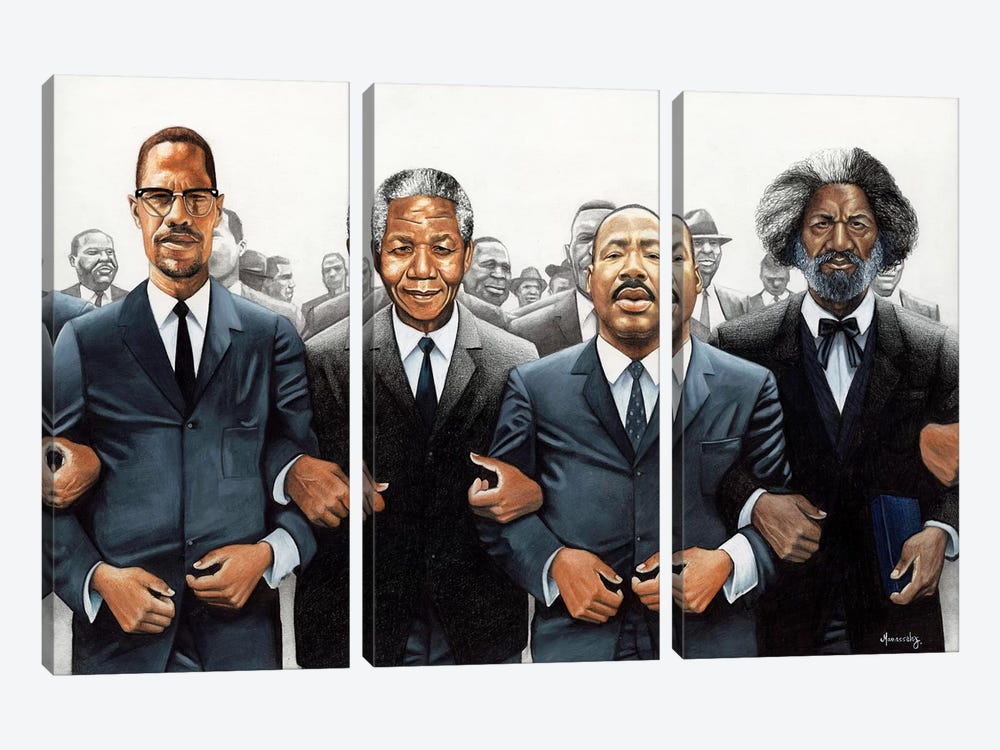 Strength In Numbers by Manasseh Johnson 3-piece Canvas Art