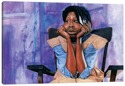 The Color Purple Canvas Art Print - Whoopi Goldberg
