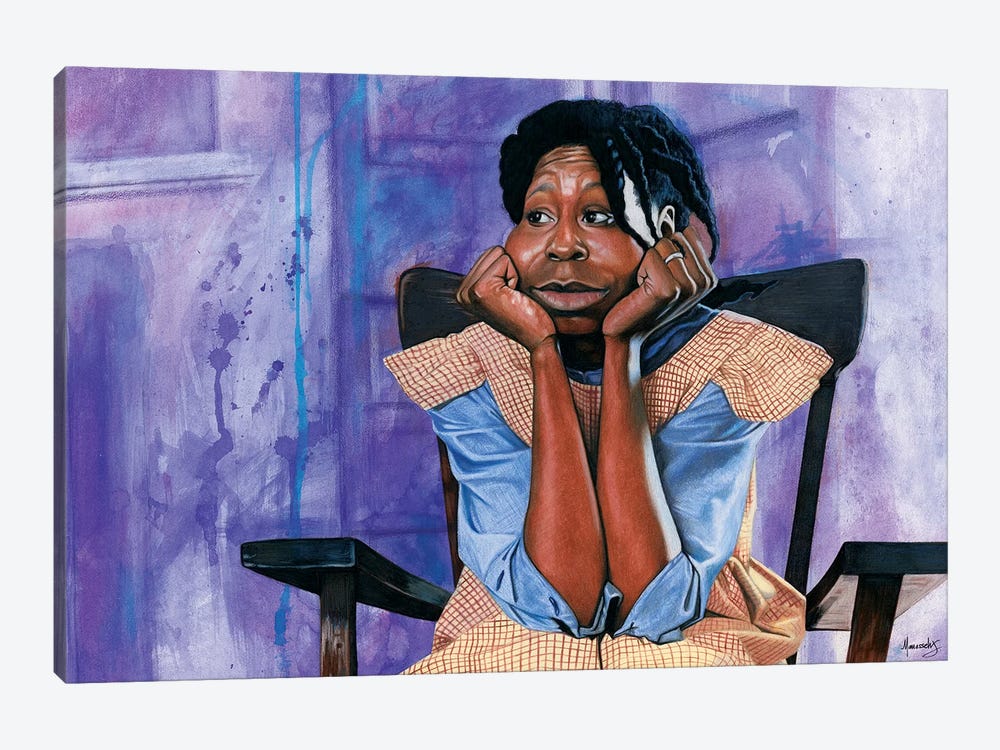 The Color Purple by Manasseh Johnson 1-piece Canvas Print