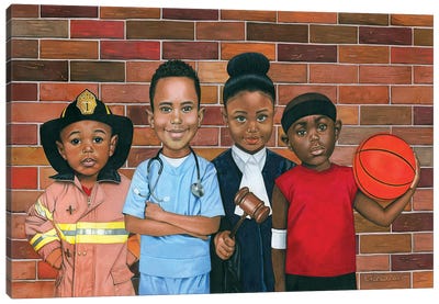 The Future Canvas Art Print - Black History Month
