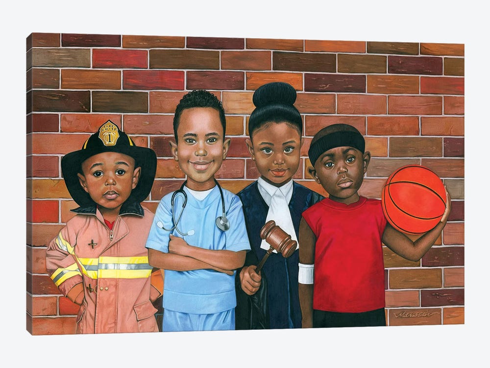 The Future by Manasseh Johnson 1-piece Canvas Wall Art