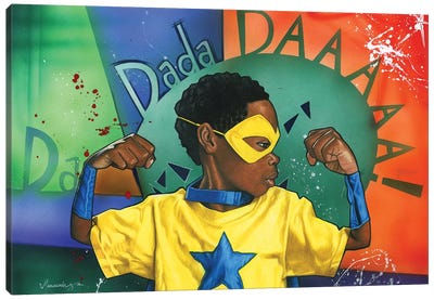 Da Dada Daaa Canvas Art Print - Manasseh Johnson