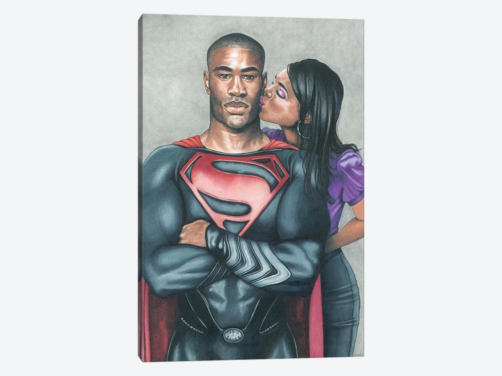 Superman by Manasseh Johnson 1-piece Canvas Artwork