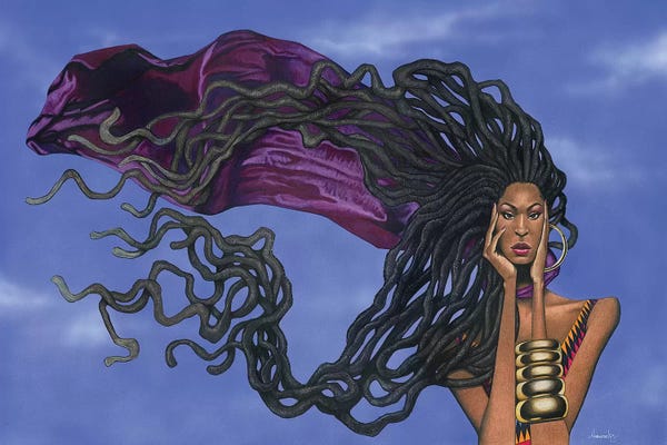 Manasseh Johnson: Locs In The Wind by Manasseh Johnson