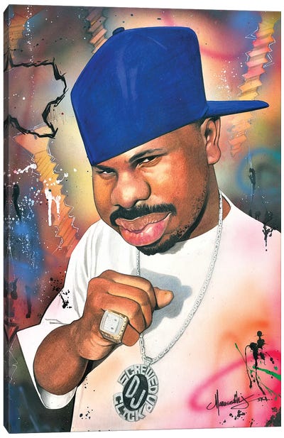 DJ Screw Canvas Art Print - Rap & Hip-Hop Art