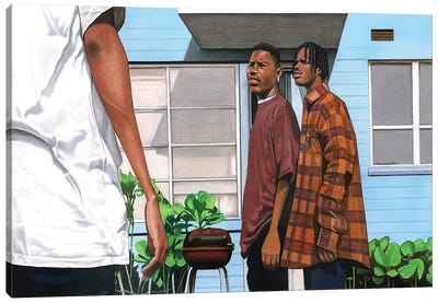 Menace 2 Society Canvas Art Print - Art by Black Artists