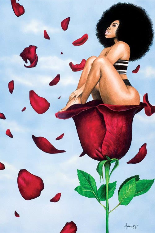 Afroses by Manasseh Johnson wall art