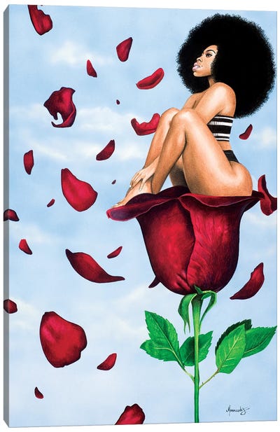 Afroses Canvas Art Print - Manasseh Johnson