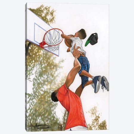 Take Your Shot Canvas Print #MNJ52} by Manasseh Johnson Canvas Art