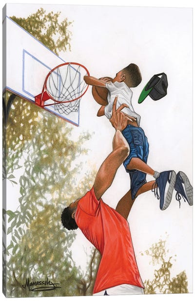 Take Your Shot Canvas Art Print - Basketball Art