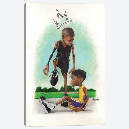 Iverson Kid Canvas Print #MNJ53} by Manasseh Johnson Canvas Artwork