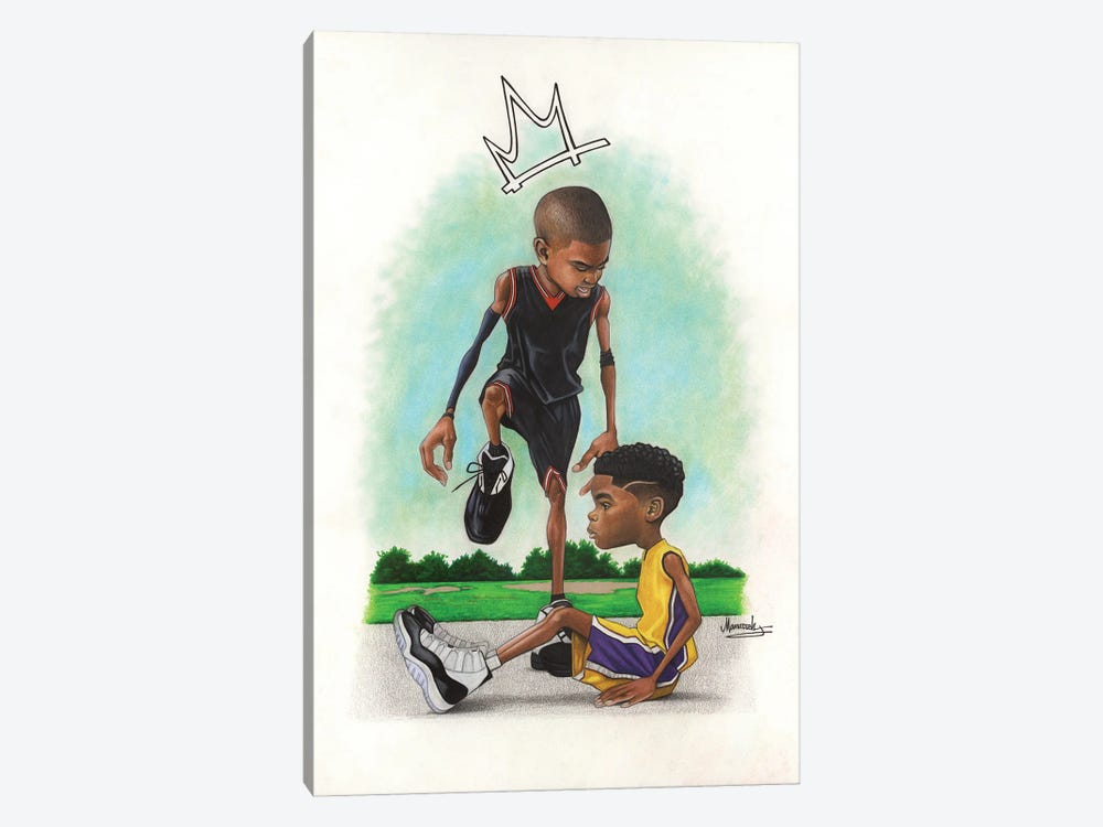 Iverson Kid by Manasseh Johnson 1-piece Canvas Artwork