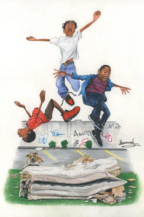 Back In The Day by Manasseh Johnson wall art