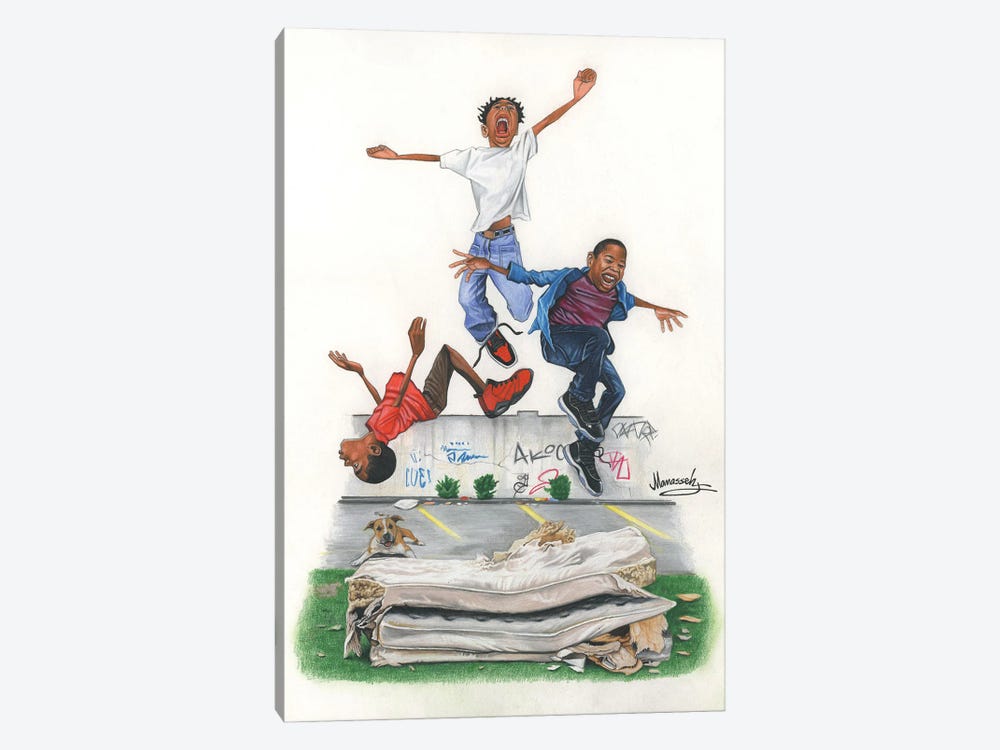 Back In The Day by Manasseh Johnson 1-piece Canvas Artwork