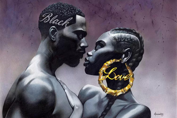 Black Love by Manasseh Johnson wall art