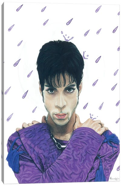 Purple Rain Canvas Art Print - Manasseh Johnson