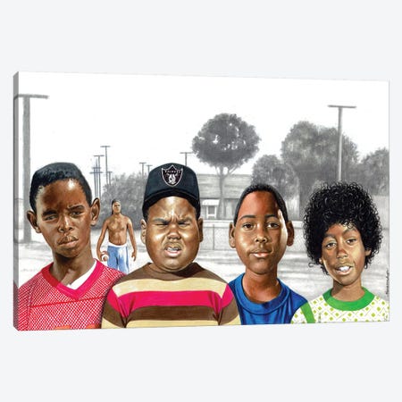 Boys In The Hood Canvas Print #MNJ6} by Manasseh Johnson Art Print