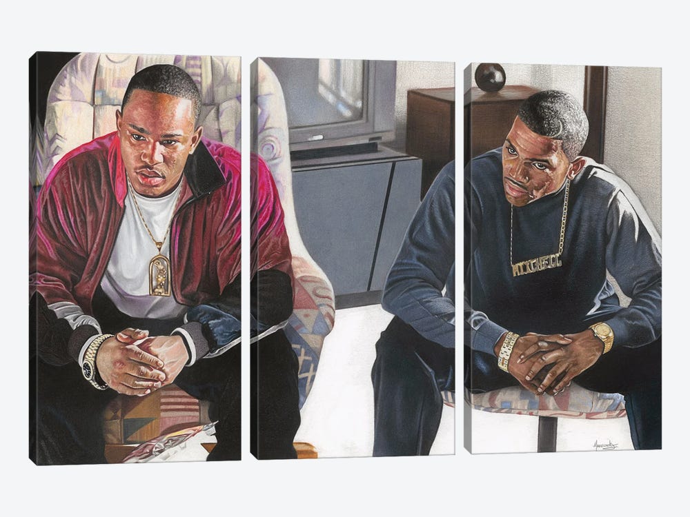 Paid In Full by Manasseh Johnson 3-piece Art Print