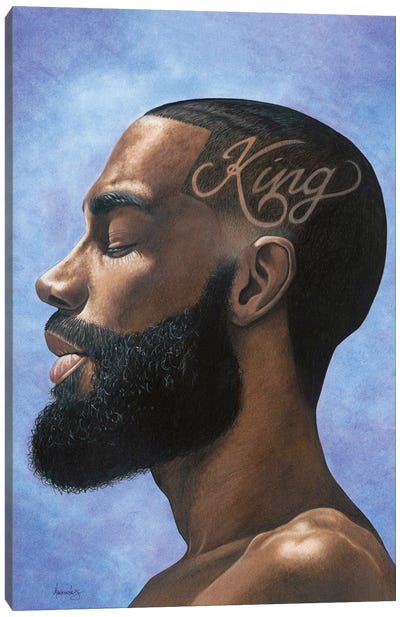 King Canvas Art Print - Manasseh Johnson