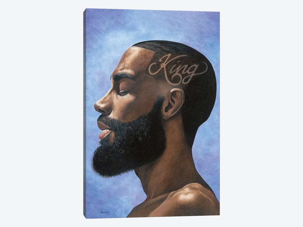 King by Manasseh Johnson 1-piece Canvas Print