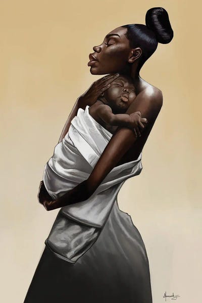 Manasseh Johnson: Mother And Child by Manasseh Johnson