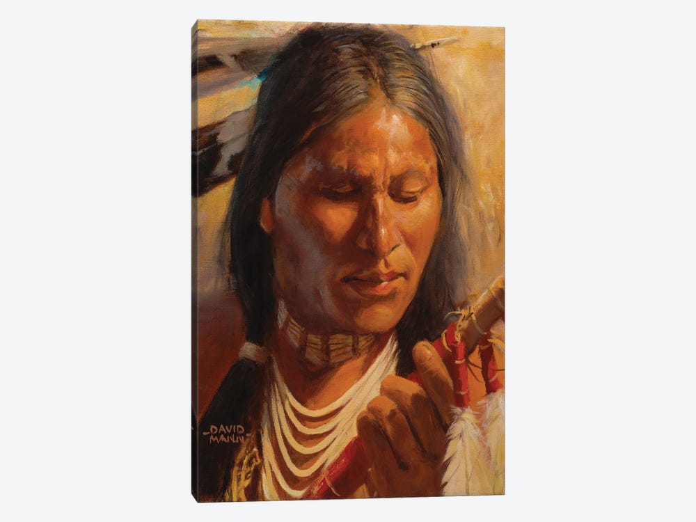 Lakota Spear by David Mann 1-piece Canvas Wall Art
