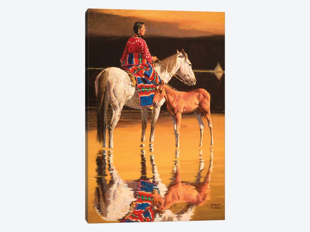 Lakota Scout by David Mann 1-piece Canvas Art Print
