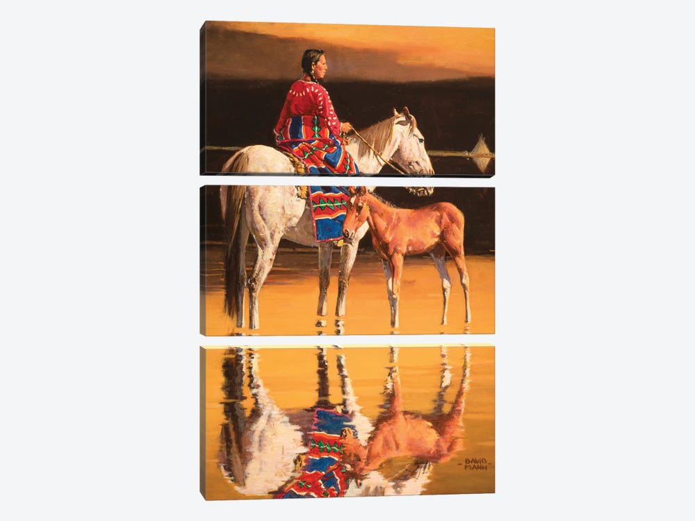 Lakota Scout by David Mann 3-piece Art Print
