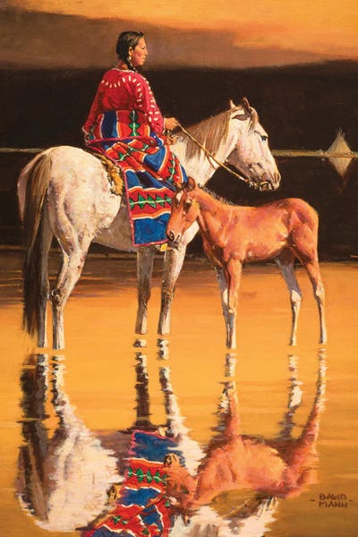 David Mann: Lakota Scout by David Mann