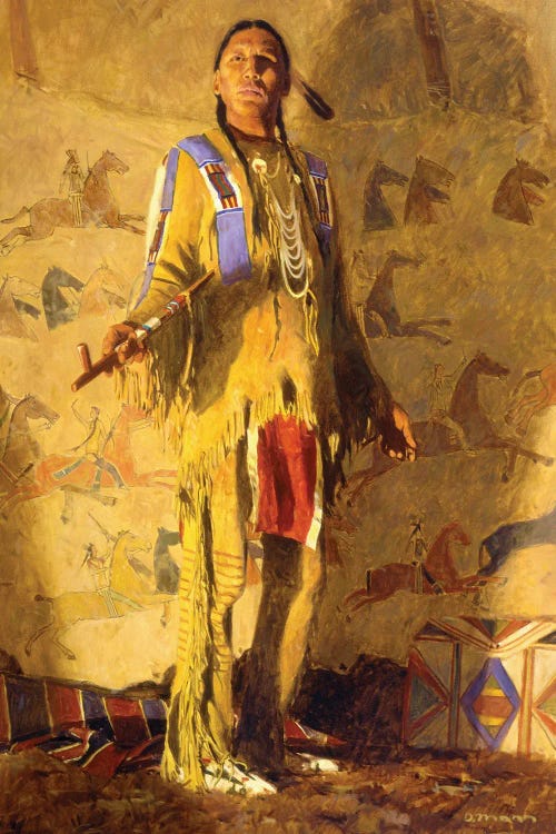 Peace Among The Crow by David Mann wall art