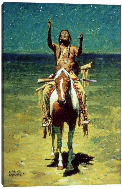 Prarie Religion Canvas Art Print - Native American Décor
