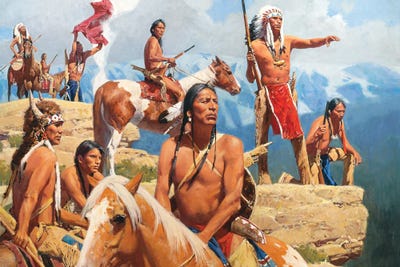 Smoke Talk by David Mann canvas print