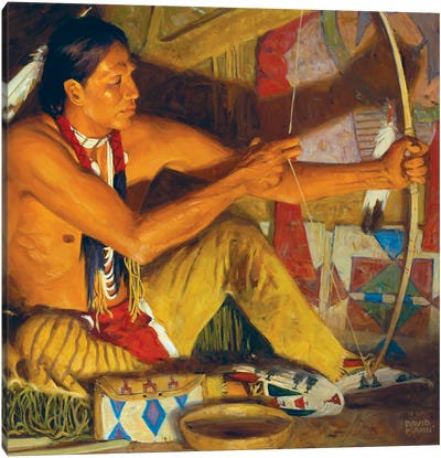 The Osage Orange Bow Canvas Art Print - David Mann
