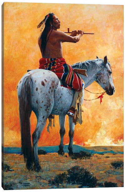 The Sun Vow Canvas Art Print - Native American Décor