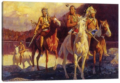 Ancestral Territory Canvas Art Print - Indigenous & Native American Culture