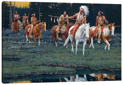 Where Spirits Dwell Canvas Art Print - Indigenous & Native American Culture