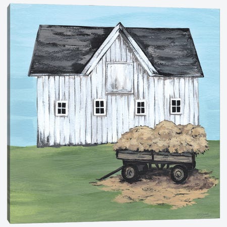 Hay Day Canvas Print #MNO100} by Michele Norman Canvas Art Print