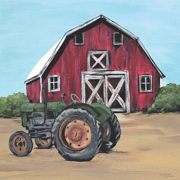Tractors: Park It In The Barnyard by Michele Norman