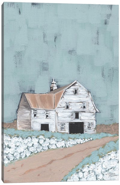 Raised In A Barn Canvas Art Print - Michele Norman
