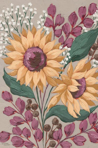 Fine Art Print: Sunny Faces by Michele Norman