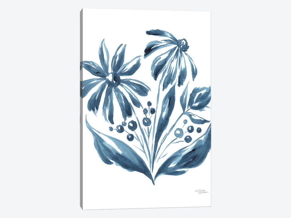 Blue Daisy II by Michele Norman 1-piece Art Print