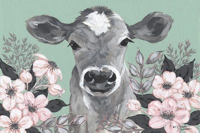 Clara In The Flowers by Michele Norman canvas print