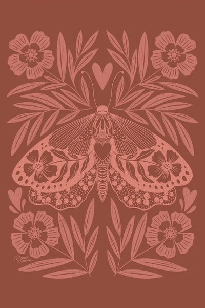 Moth Floral Wings II