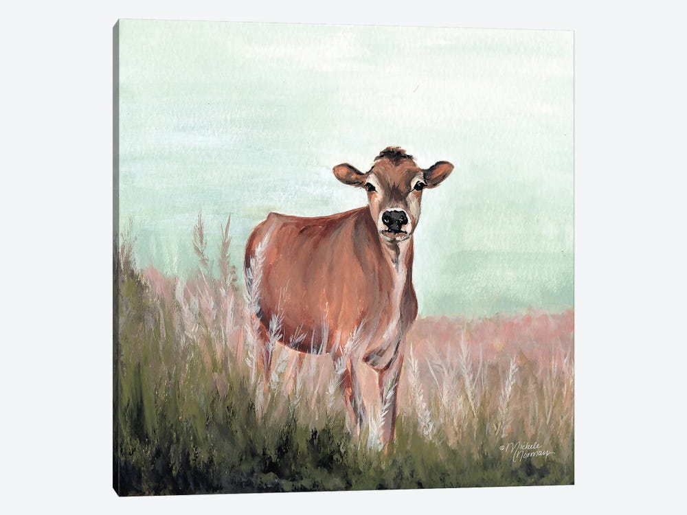 Til the Cow Comes Home 1-piece Canvas Art Print