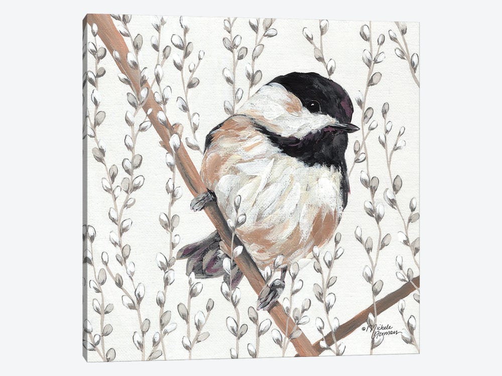 Wee Chickadee by Michele Norman 1-piece Art Print