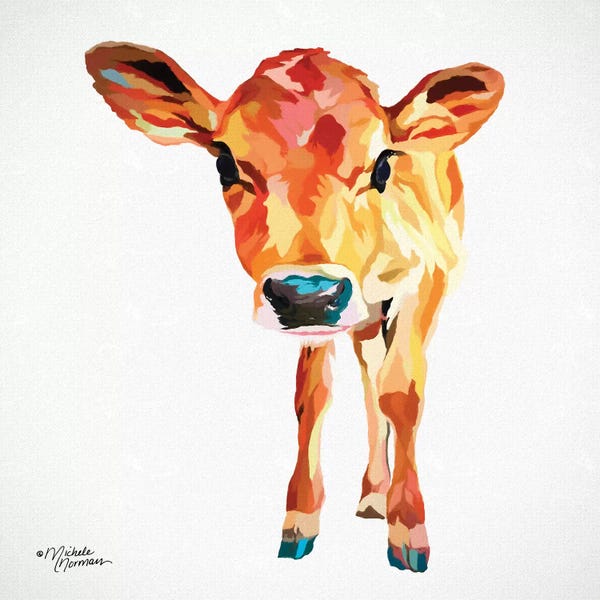 Michele Norman: Cute Little Calf by Michele Norman