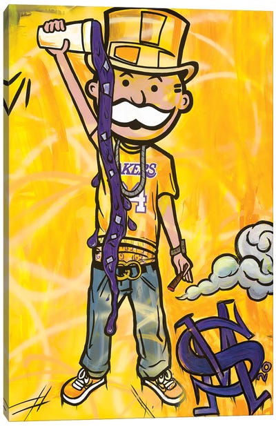 Perp And Yellow Canvas Art Print - Best Selling Street Art